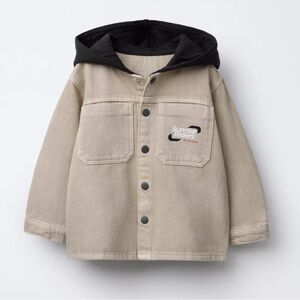 ZARA HOODED OVERSHIRT